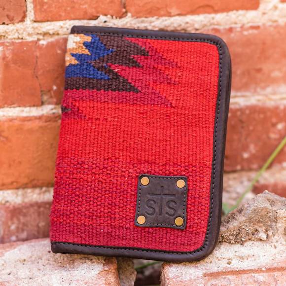 NEW STS RANCHWEAR women's magnetic wallet in crimson sun - Picture 3 of 4